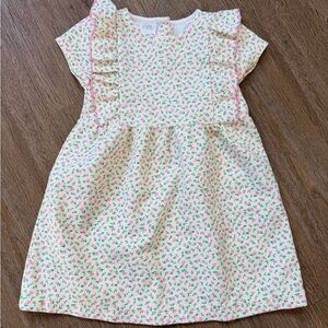Zara Kids Floral Dress - Cream and Pink